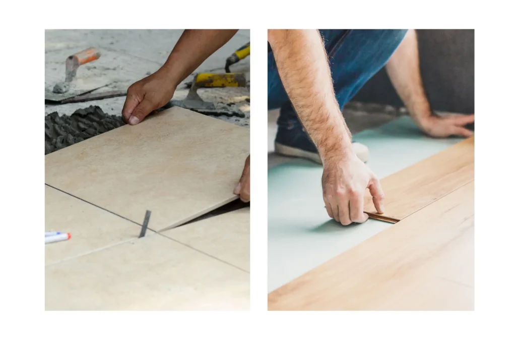 LVP vs Ceramic Tile Floors lvp vs ceramic tile floors